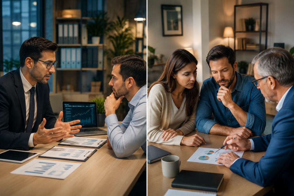 Financial advisor vs financial planner difference chart for Indian investors